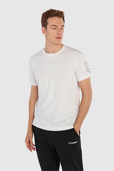 hummel Erkek T-shirt Beyaz 911946-9001 Hmlelemental