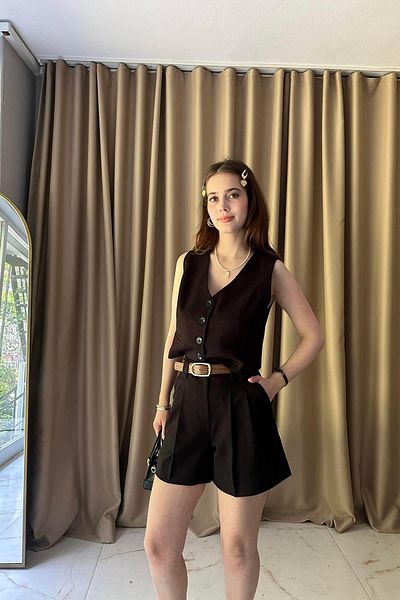 lizge giyim Short Vest