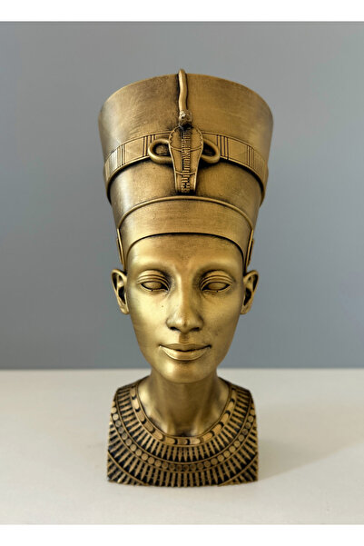 LivadoHome Nefertiti Dekoratif Biblo Heykel 23cm x 10cm