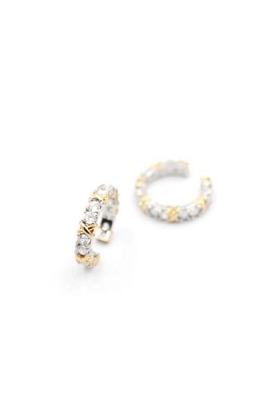 MR RZN STORE 2-Piece Xox Earrings - Silver