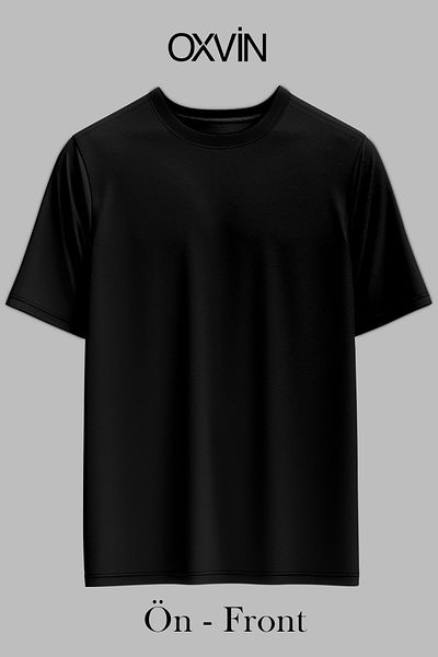 OXVİN ΦΑΣΕΣ ΣΕΛΗΝΗΣ Πίσω Εκτυπωμένο OVERSIZE Unisex T-Shirt (ΧΑΛΑΡΗ ΕΦΑΡΜΟΓΗ)