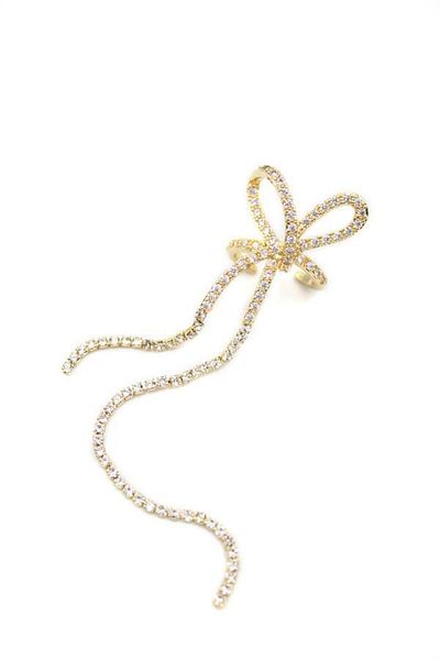 Royaleks Bow Cartilage Earrings - Gold