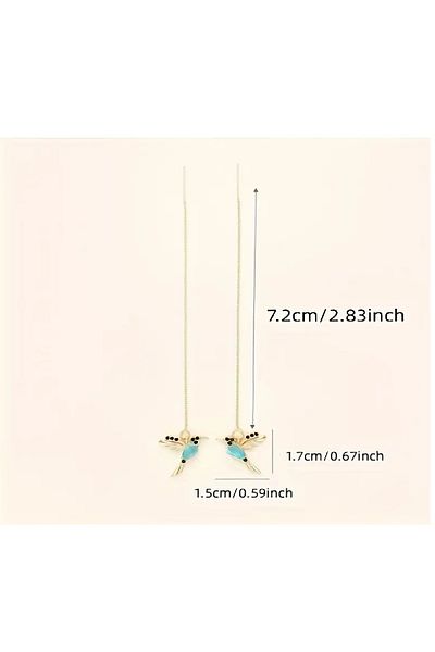 Boox99 Wip Shake Earrings, Animal Themed Dangle Earrings for Women Suitable for Casual and Special Occasions Weddings,