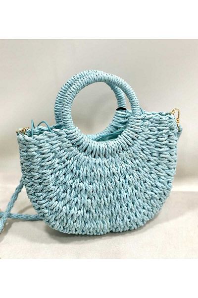 ZeynepKeskinDesign New Season Women's Straw Shoulder Bag, Beach Bag, Women's Handbag