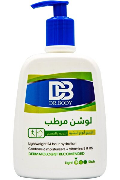 ENTALIA لوشن مرطب للوجه والجسم من دكتور بودي مع فيتامين E وB5، 16.6 أونصة سائلة