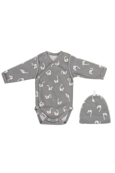 Sevi Bebe Premature Front Open Body Hat Set
