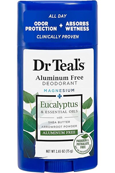 Dr Teals مزيل عرق خالي من الألومنيوم برائحة الأوكالبتوس 75 جرام
