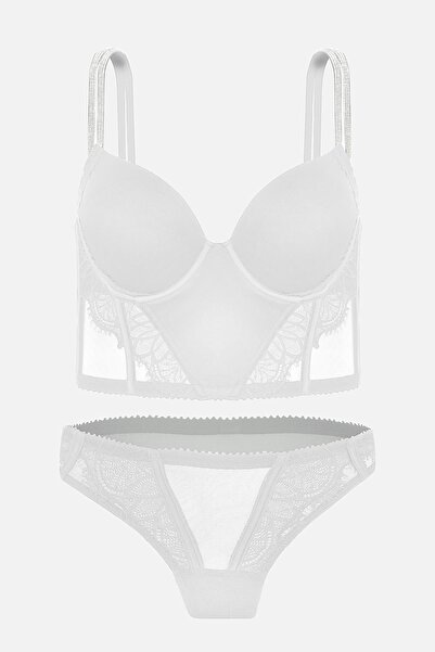 Wonna Σετ εσώρουχα Lirio Shiny Stone Detailed Micro Bustier - Πληρωμένο - Δαν...