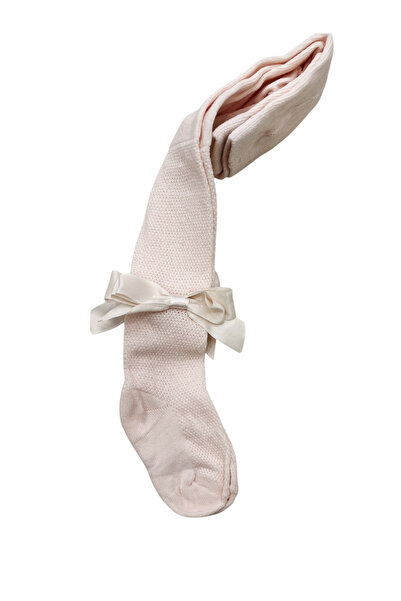 Katamino kız bebek külotlu çorap fiyonk aksesuarlı