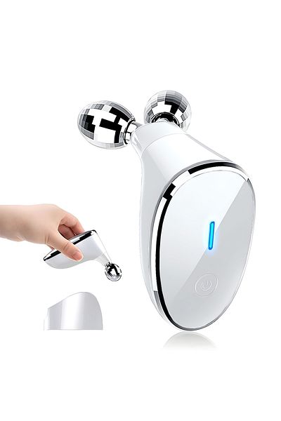 Teno Aparat pentru Tratament Facial cu Microcurenti Teno®, lifting facial 3D, alb
