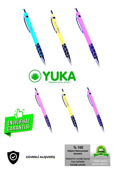 Yuka Pen with Nib 2-Pack 0.7 mm 2 Pieces 1 Quality - Men's Set