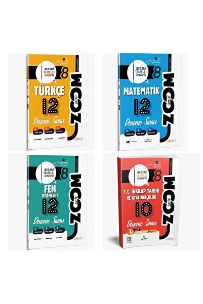 Günay Yayıncılık Günay Yayınları 8. Sınıf Lgs Zoom Branş Denemeleri Seti
