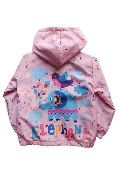 North Girl's Waterproof Printed Hooded Raincoat
