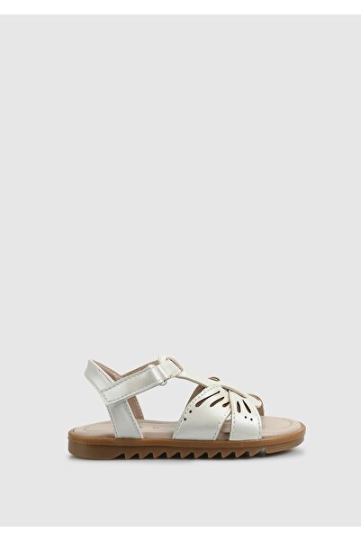 Kiddo Білі жіночі босоніжки на плоскому ходу