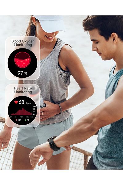 ALPACO Smartwatch Cu Apel Bluetooth, Ecran 1.43", Monitorizare Sport, Somn, Puls, Rezistent Ip68