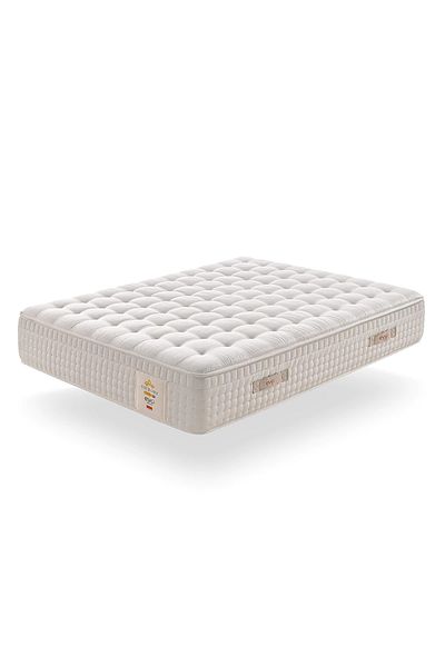 BACK COMFORT Victory Luxury Mattress with Titanium Springs & Cashmere Wool – 7-Zone Support