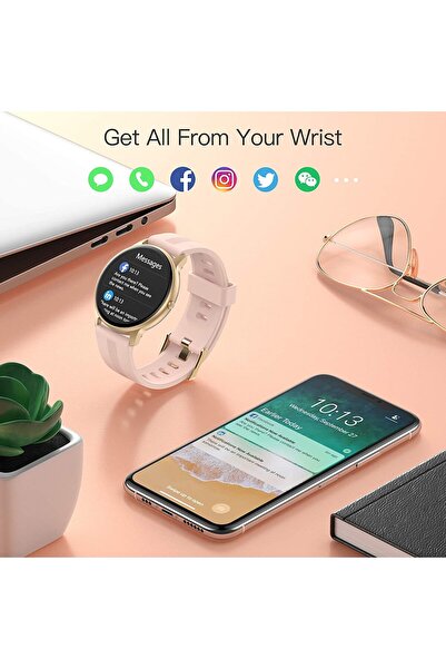 Smart Wix™ 2in1 Fitness Watch and Bracelet, Bluetooth Call Fitness Tracker, Vibe, gold