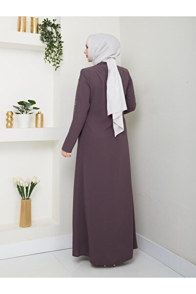 KMKkombin Women's Pardess with Chain Sleeve Detail