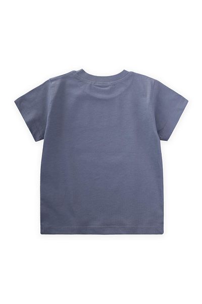 Cigit 55 Printed T-Shirt 2-7 Years Indigo Blue