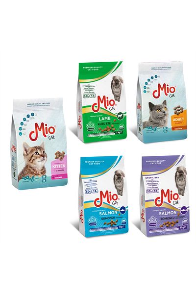 MİO Bobite Cats❤️, Dry Cat Food Complete Bags 1 Kg, Pack Of Any 5 Bags, 1kg