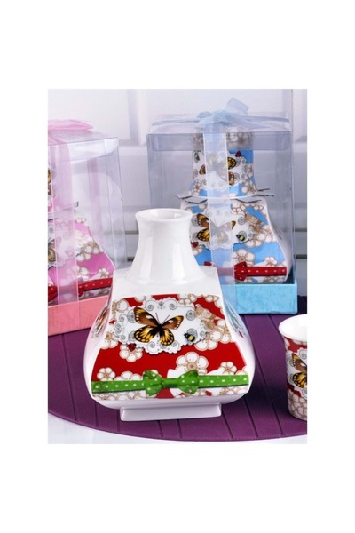 Leva House PA-100581 PAÇİ PORSELEN BAŞ UCU SÜRAHİSİ ( 1 ADET FİYATIDIR )