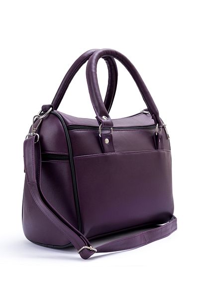 fubileather Genuine Leather Mother Bag with Shoulder Handle Strap