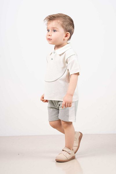 bombe Baby Kids Blue- Green Cotton 2 Piece Set First Ben Trend Fashion Bottom Top Set