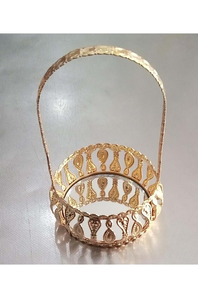 Leva House 2X-003 METAL LOKUMLUK ALTIN SARISI