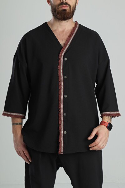 COCOPELLI Seersucker Fabric Black Set