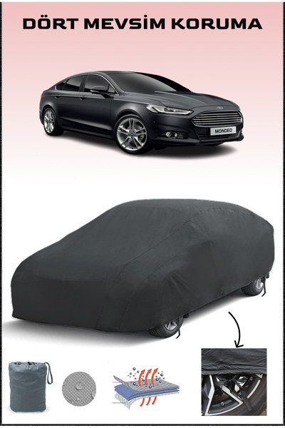 Breen أسود، مونديو سيدان 2015 - 2021، مشمع السيارة، غطاء السيارة، خيمة السيارة