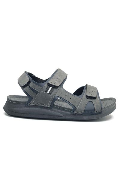 KCMN Bento 86-012 Dr. Recommended Orthopedic Men's Sandals Gray