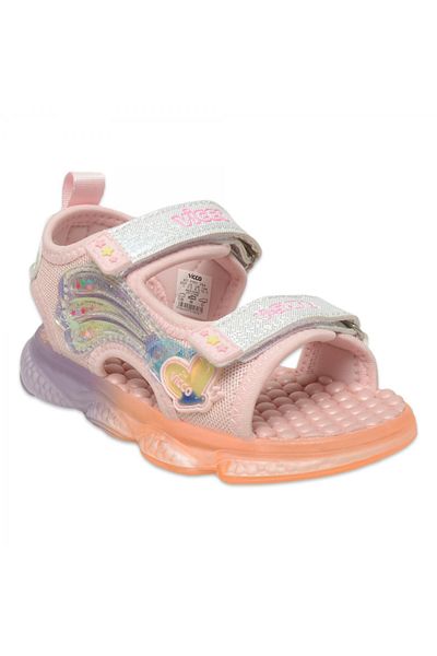Vicco 332.P25Y.254 Can Booties Lighted Phylon Powder Girls Sandals