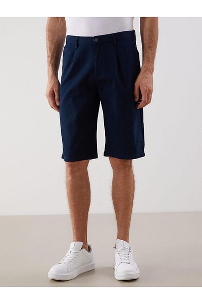 LC Waikiki Lcwaikiki Basic Comfortable Fit Gabardine Men's Bermuda Shorts (S5)