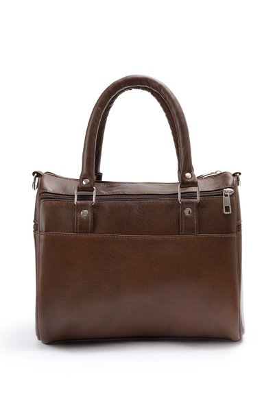 fubileather Genuine Leather Mother Bag with Shoulder Handle Strap