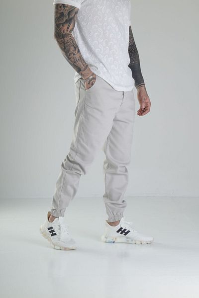 COCOPELLI Γκρι τζιν παντελόνι Jogger