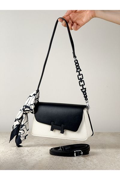 DSN Women's Camel Color Cross Strap Cream-Tan Bag - Stylish Design with Chain Detail