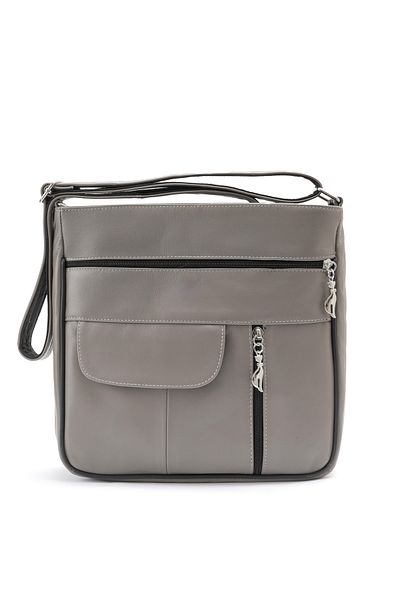 fubileather Genuine Leather Daily Multi-Eye Strap Shoulder Bag