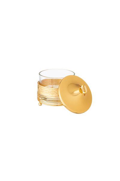 Dania Dates, sweets and nuts bowl with a modern golden design