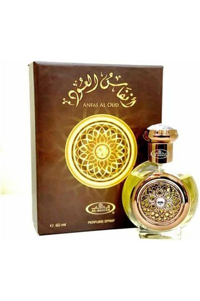 ALREHAB Al Rehab Anfas Al Oud Spray Perfume EDP for Men and Women, 60ml