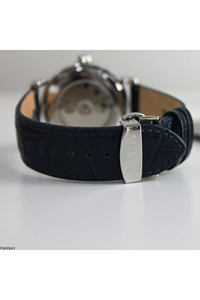 Fiesta Fs600643 Automatic Men's Wrist Watch with Leather Band