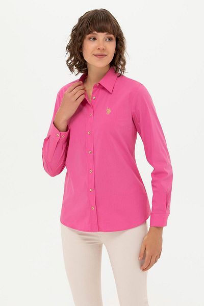 U.S. Polo Assn. Baza. Cămașă sport Polo Wipe Fit Crısy23y Pink G081sz078.000.1570603