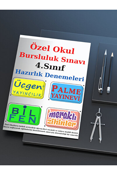Bilfen Yayıncılık 4. Sınıf Özel Okul Ve Bursluluk Sınavı Uyumlu Karma 4'lü Deneme
