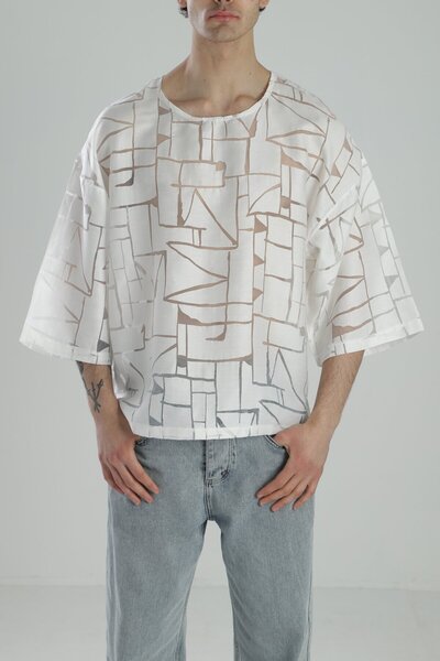 COCOPELLI Дизайн Fakir Kol Біла футболка