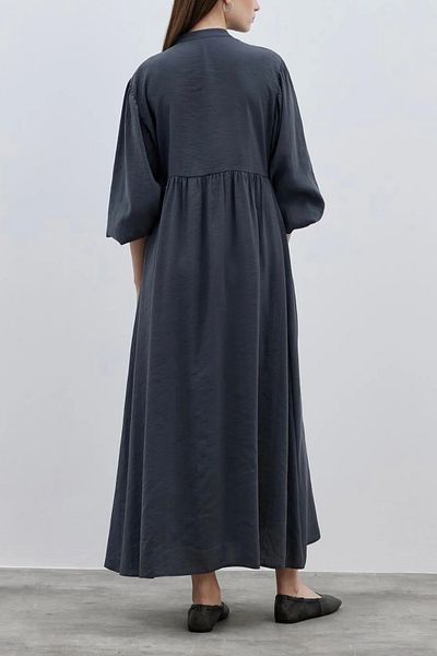 Moda Neva Φόρεμα Modal Fabric Piping Pocket