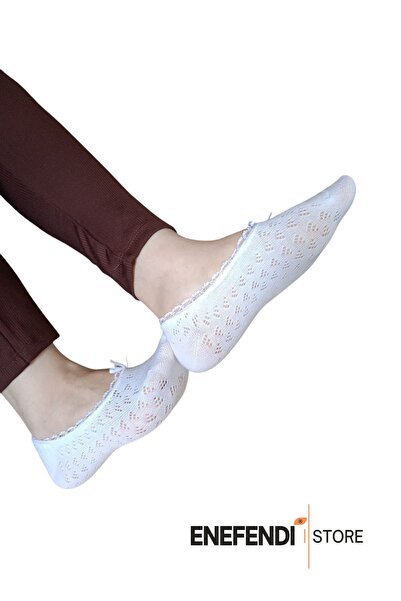 ENEFENDİ BABET ЧОРАПИ 2 ЧИФТА ЖЕНСКИ МЕРСЕРИЗИРАНИ ЧОРАПИ ОТ ПАНДУРНА ПАМУК ЧОРАПИ ЧЕРНИ И БЕЛИ
