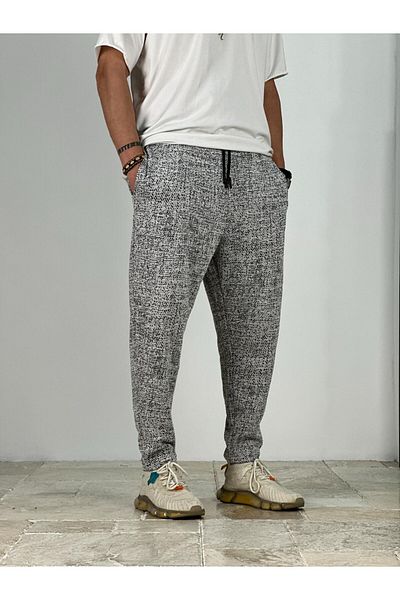 COCOPELLI Dotted Linen Baguette Trousers
