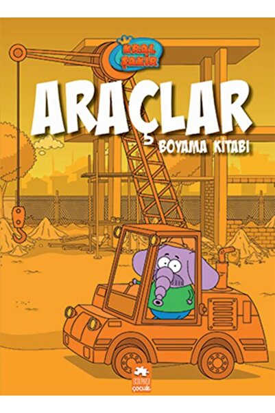 Koyu Kitap Kral Şakir Araçlar Boyama Kitabı