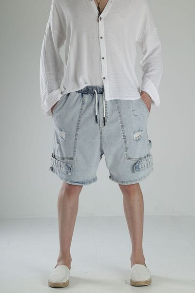 COCOPELLI Pantaloni scurți din denim de calitate premium