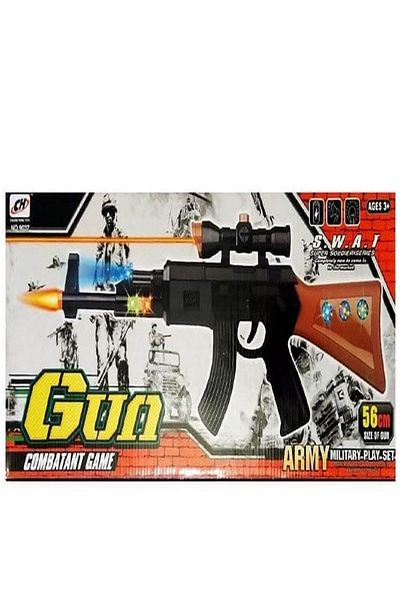 Generic AK 47 Light Vibrated Submachine Laser Blaster