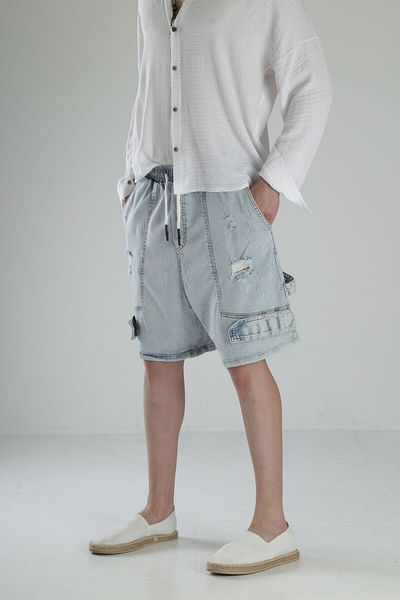 COCOPELLI Pantaloni scurți din denim de calitate premium
